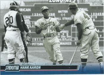 2014 Stadium Club - Rainbow Foil #44 Hank Aaron Front