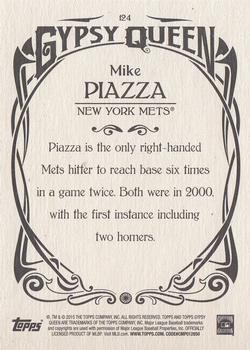 2015 Topps Gypsy Queen #124 Mike Piazza Back