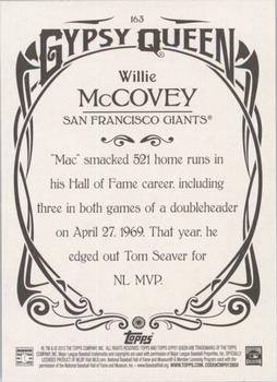 2015 Topps Gypsy Queen #163 Willie McCovey Back
