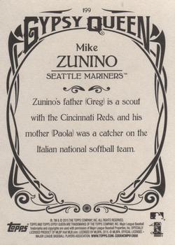 2015 Topps Gypsy Queen #199 Mike Zunino Back