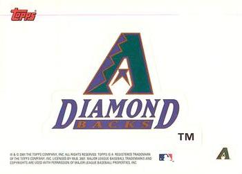 2002 Topps - Team Logo Stickers #NNO Arizona Diamondbacks Front