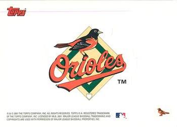 2002 Topps - Team Logo Stickers #NNO Baltimore Orioles Front