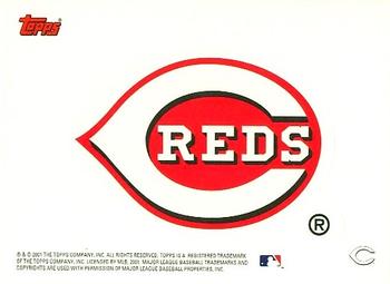 2002 Topps - Team Logo Stickers #NNO Cincinnati Reds Front