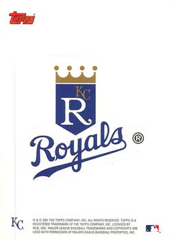2002 Topps - Team Logo Stickers #NNO Kansas City Royals Front