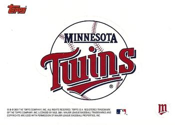 2002 Topps - Team Logo Stickers #NNO Minnesota Twins Front