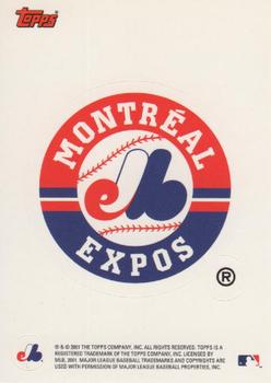 2002 Topps - Team Logo Stickers #NNO Montreal Expos Front