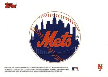 2002 Topps - Team Logo Stickers #NNO New York Mets Front