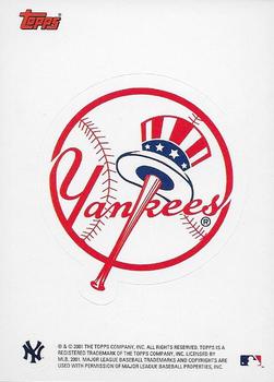 2002 Topps - Team Logo Stickers #NNO New York Yankees Front