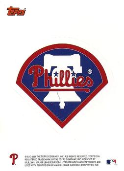 2002 Topps - Team Logo Stickers #NNO Philadelphia Phillies Front