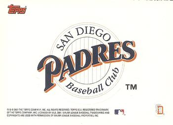 2002 Topps - Team Logo Stickers #NNO San Diego Padres Front