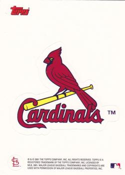 2002 Topps - Team Logo Stickers #NNO St. Louis Cardinals Front