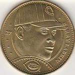 1997 Pinnacle Mint Collection - Coins Brass #27 Barry Larkin Front