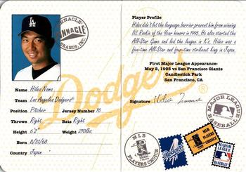 1997 Pinnacle - Passport to the Majors #21 Hideo Nomo Front