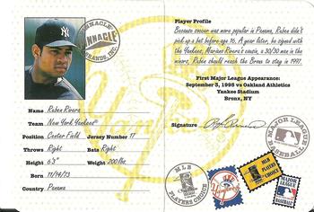 1997 Pinnacle - Passport to the Majors #25 Ruben Rivera Front