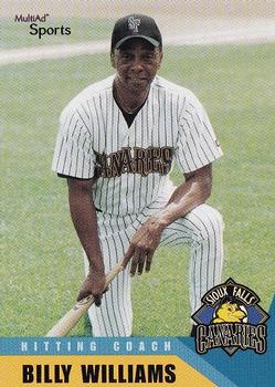 2002 MultiAd Sioux Falls Canaries #2 Billy Williams Front