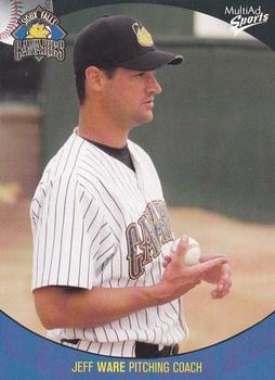 2003 MultiAd Sioux Falls Canaries #3 Jeff Ware Front