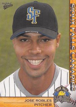2004 MultiAd Sioux Falls Canaries #22 Jose Robles Front