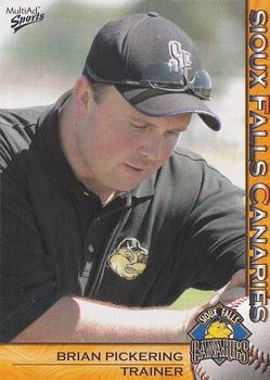 2004 MultiAd Sioux Falls Canaries #28 Brian Pickering Front