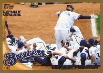 2010 Topps - Gold #1 Prince Fielder Front
