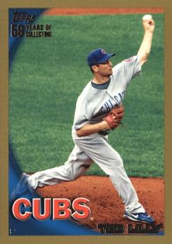 2010 Topps - Gold #14 Ted Lilly Front