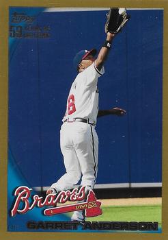 2010 Topps - Gold #37 Garret Anderson Front