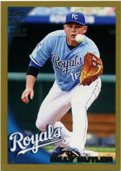 2010 Topps - Gold #52 Billy Butler Front