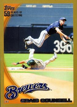 2010 Topps - Gold #53 Craig Counsell Front