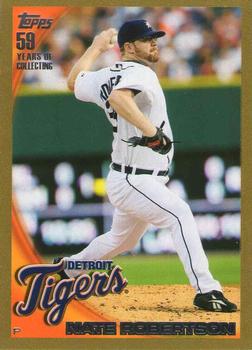 2010 Topps - Gold #84 Nate Robertson Front