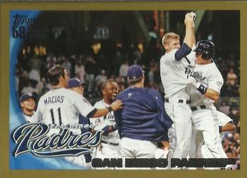 2010 Topps - Gold #167 San Diego Padres Front