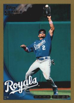 2010 Topps - Gold #182 Coco Crisp Front