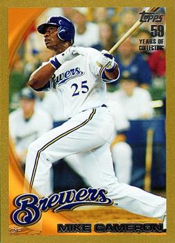 2010 Topps - Gold #216 Mike Cameron Front
