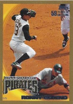2010 Topps - Gold #252 Ronny Cedeno Front
