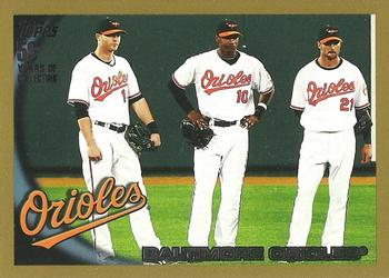 2010 Topps - Gold #298 Baltimore Orioles Front