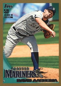 2010 Topps - Gold #419 David Aardsma Front