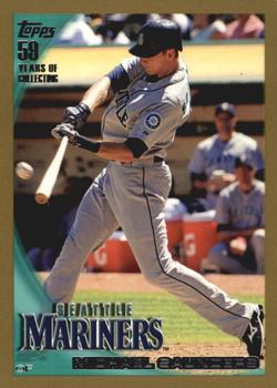 2010 Topps - Gold #451 Michael Saunders Front