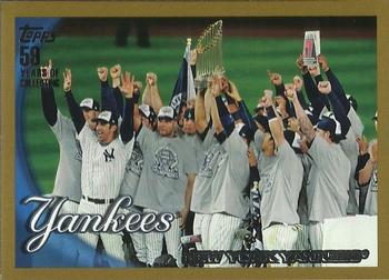 2010 Topps - Gold #470 New York Yankees Front