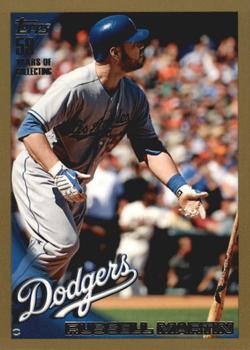 2010 Topps - Gold #489 Russell Martin Front