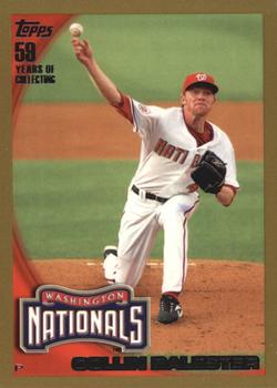 2010 Topps - Gold #654 Collin Balester Front