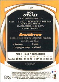 2010 Finest #119 Roy Oswalt Back