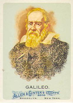 2010 Topps Allen & Ginter #116 Galileo Galilei Front