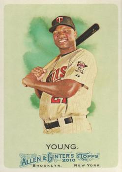 2010 Topps Allen & Ginter #34 Delmon Young Front