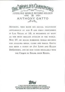 2010 Topps Allen & Ginter #99 Anthony Gatto Back