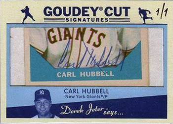 2008 Upper Deck Goudey - Cut Signatures #GC-16 Carl Hubbell Front