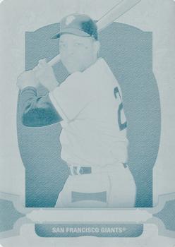 2014 Topps Triple Threads - Printing Plates Cyan #27 Willie Mays Front