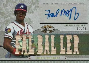 2014 Topps Triple Threads - Relic Autographs #TTAR-FM2 Fred McGriff Front