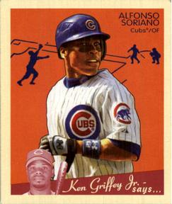 2008 Upper Deck Goudey - Mini Red Backs #33 Alfonso Soriano Front