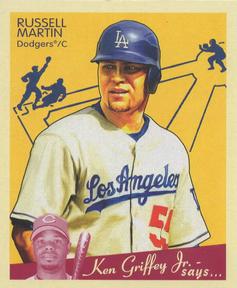2008 Upper Deck Goudey - Mini Red Backs #101 Russell Martin Front