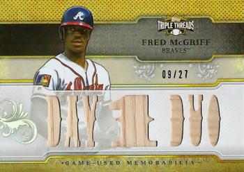 2014 Topps Triple Threads - Relics Sepia #TTR-FM3 Fred McGriff Front
