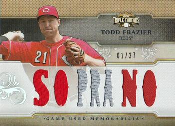 2014 Topps Triple Threads - Relics Sepia #TTR-TF1 Todd Frazier Front