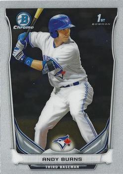 2014 Bowman Chrome - Prospects #BCP22 Andy Burns Front